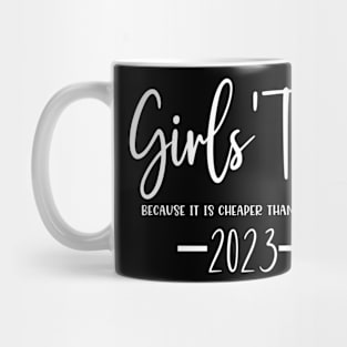 Funny Girls Trip 2023 Matching Shirts Mug